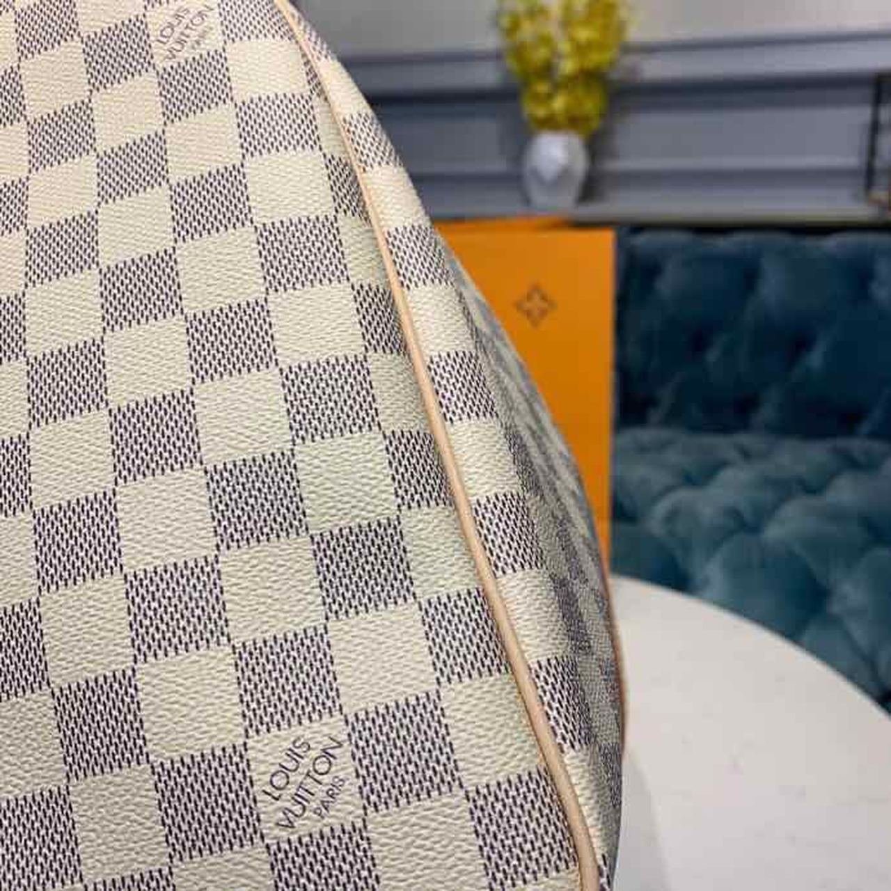 Louis Vuitton Keepall Bandoulire 55cm Damier Azur Canvas Spring/Summer Collection N41429 Azur - Image 4