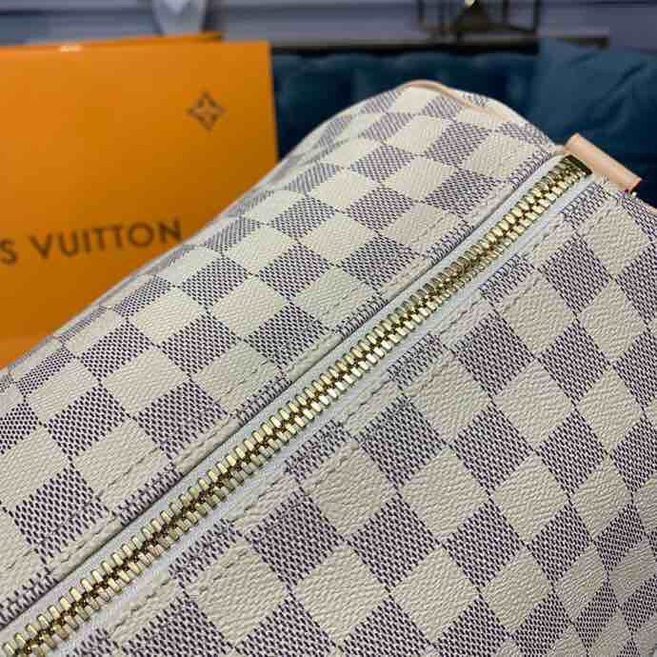 Louis Vuitton Keepall Bandoulire 55cm Damier Azur Canvas Spring/Summer Collection N41429 Azur - Image 7