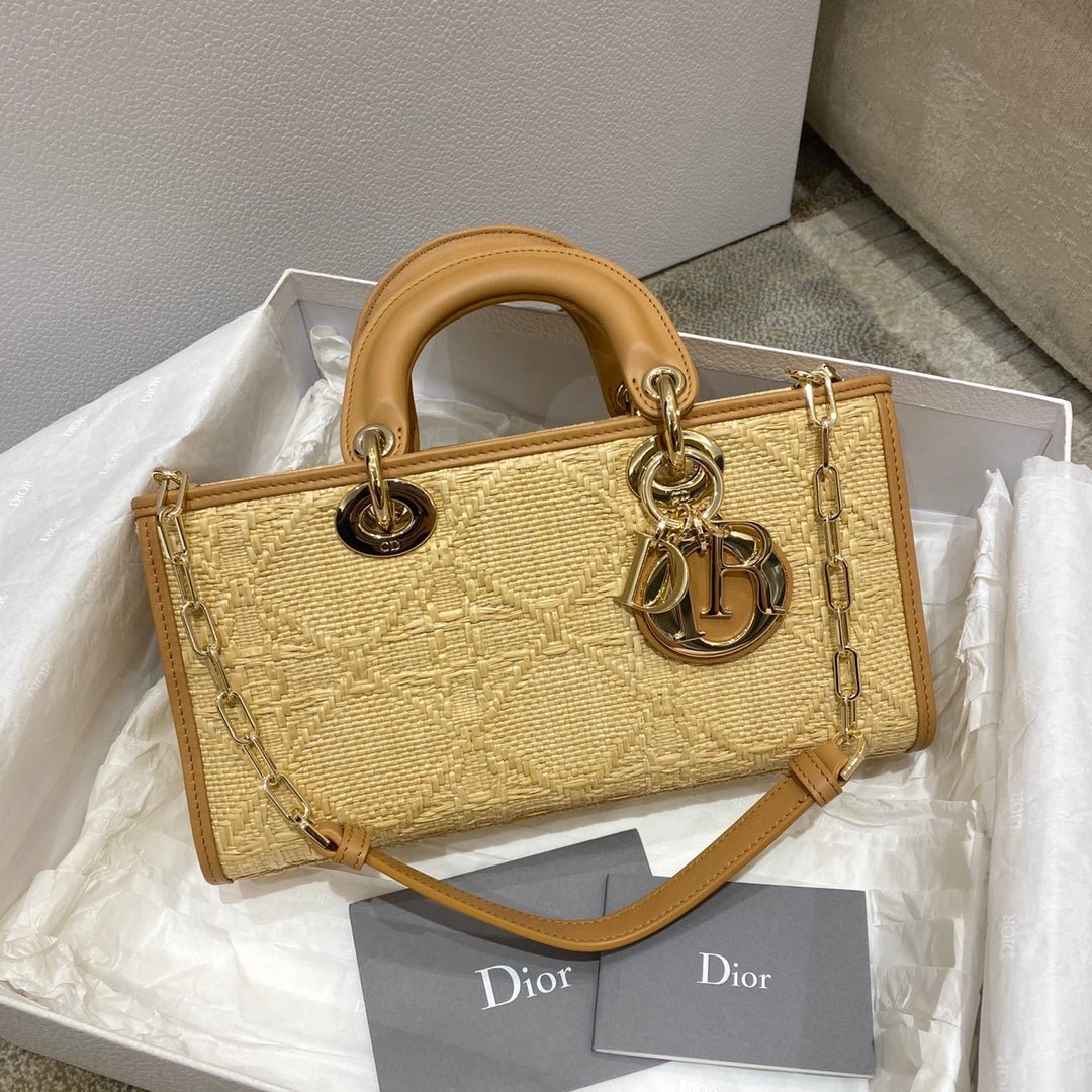 Christian Dior Lady D-Joy Bag 26cm Brown