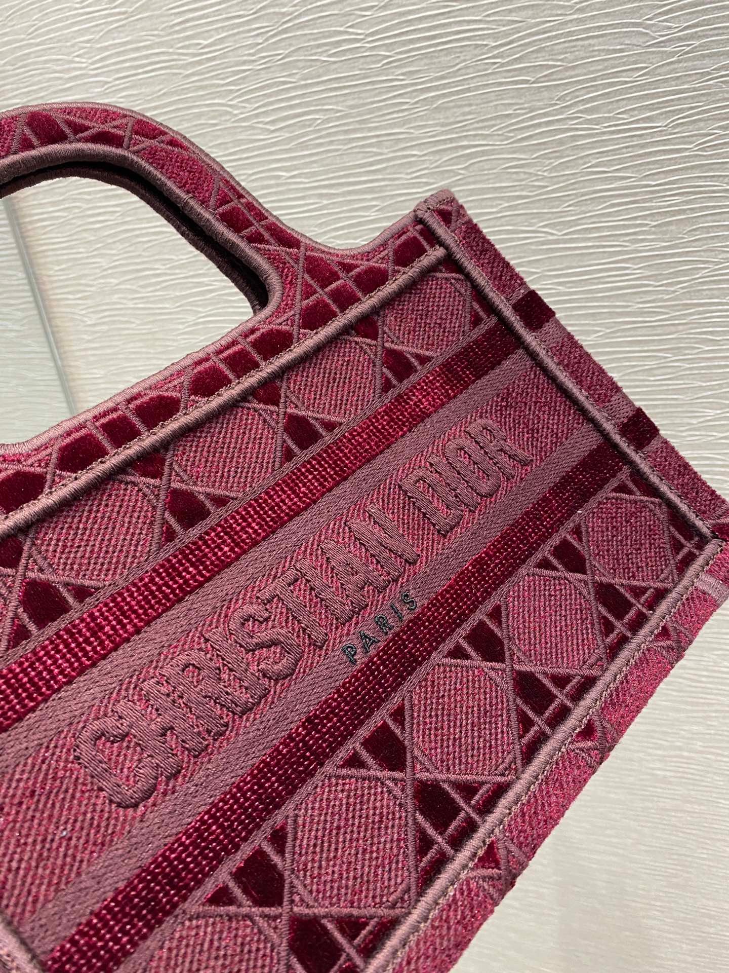 Christian Dior Red Mini Handle Bag 23cm - Image 7