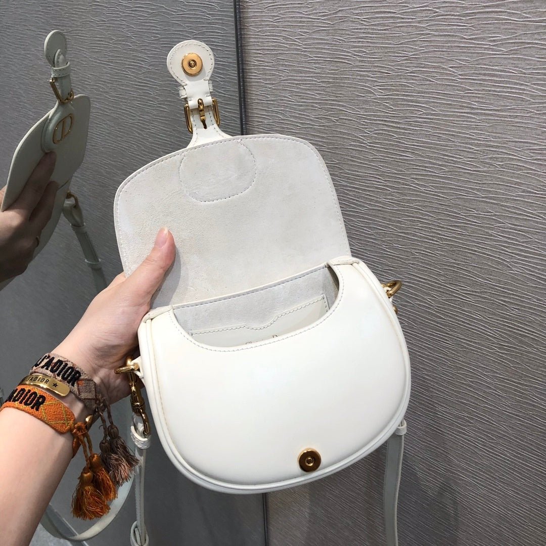 Christian Dior White Mini Crossbody Bag 18cm - Image 3