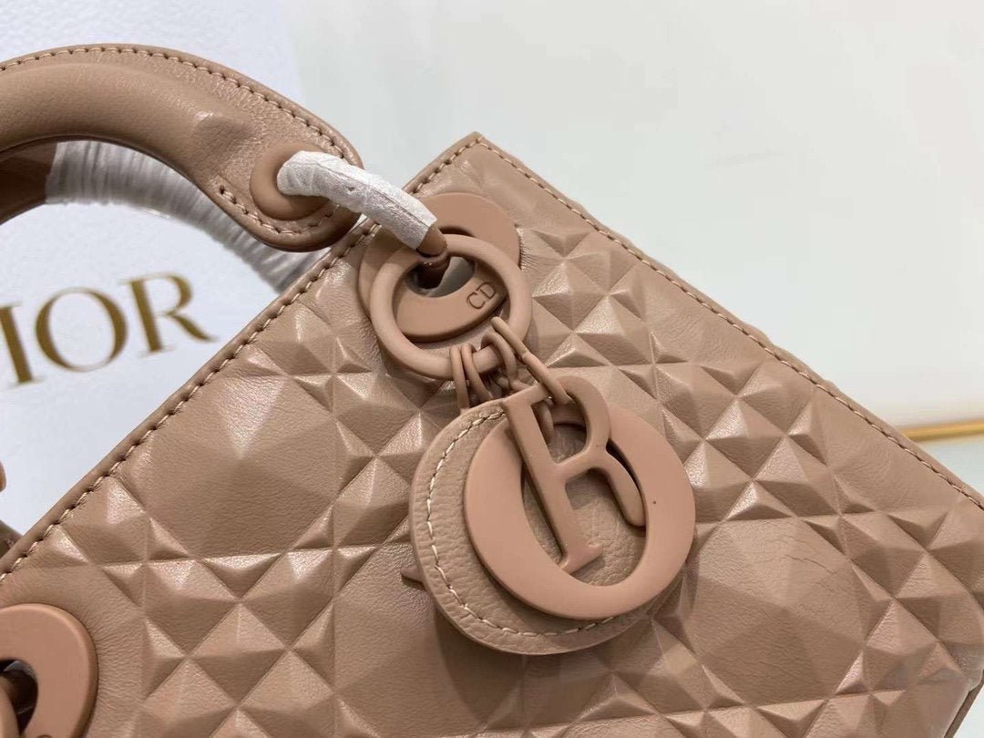 Christian Dior Medium Lady Bag 17cm Brown - Image 3