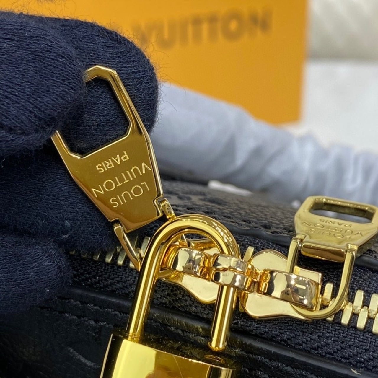 Louis Vuitton Neo Alma Bag 34cm Monogram Empreinte Canvas Spring/Summer Collection M44832, Black - Image 7