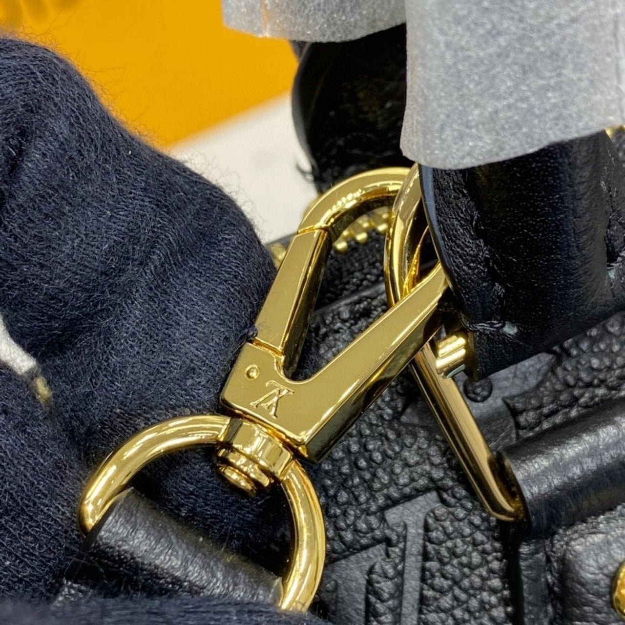 Louis Vuitton Neo Alma Bag 34cm Monogram Empreinte Canvas Spring/Summer Collection M44832, Black - Image 8