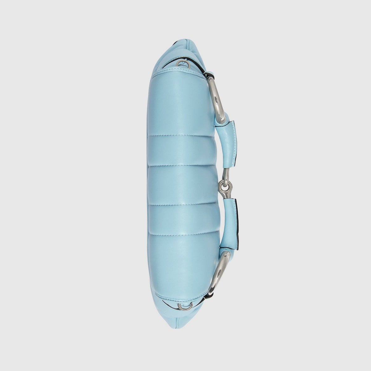 Gucci Horsebit Chain Medium Shoulder Bag Light Blue For Women 15 Inches/ 38 Cm - Image 4