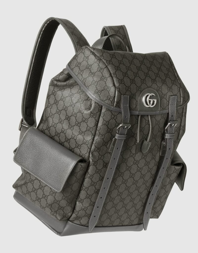 Gucci Ophidia Medium Backpack Grey 15.7 in/ 40 cm - Image 2