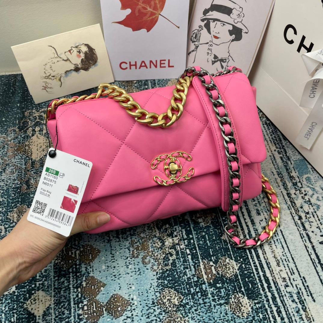 Chanel Classic Flapbag 26cm Pink - Image 3