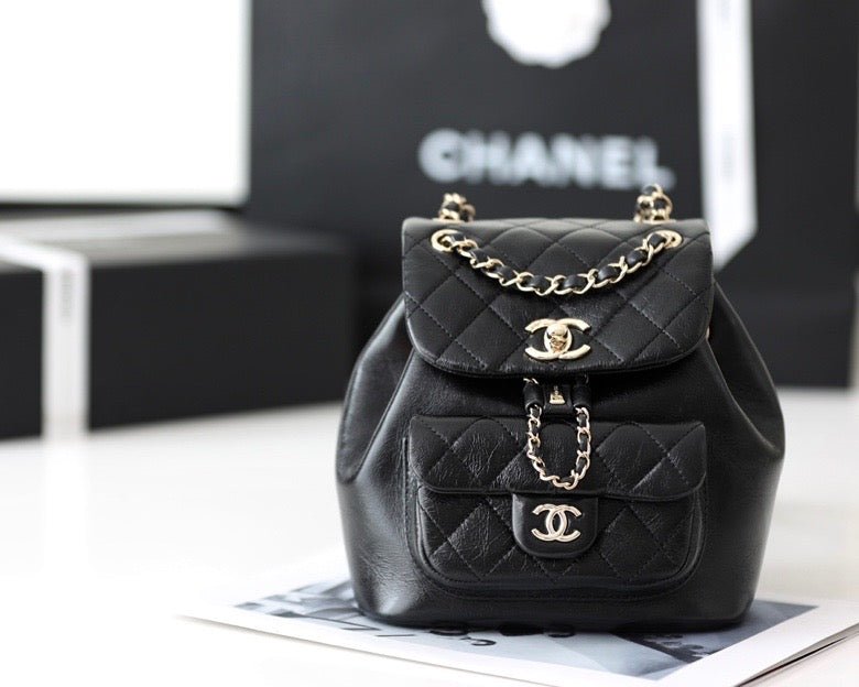 Chanel Backpack 18cm Black