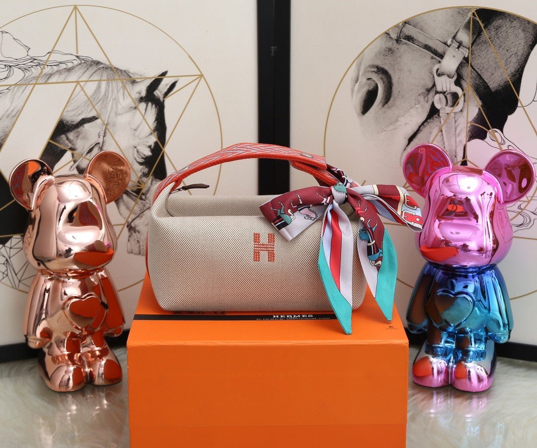 Hermes Bride A Brac Case Grey Bag For Women, Women’s Handbags, Shoulder Bags 9.8in/25cm