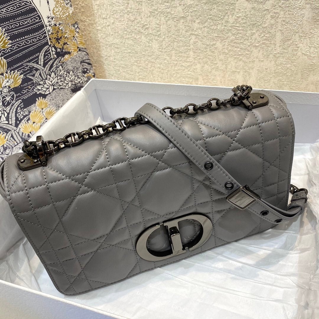 Christian Dior Medium Caro Bag 25cm Dark Grey - Image 5