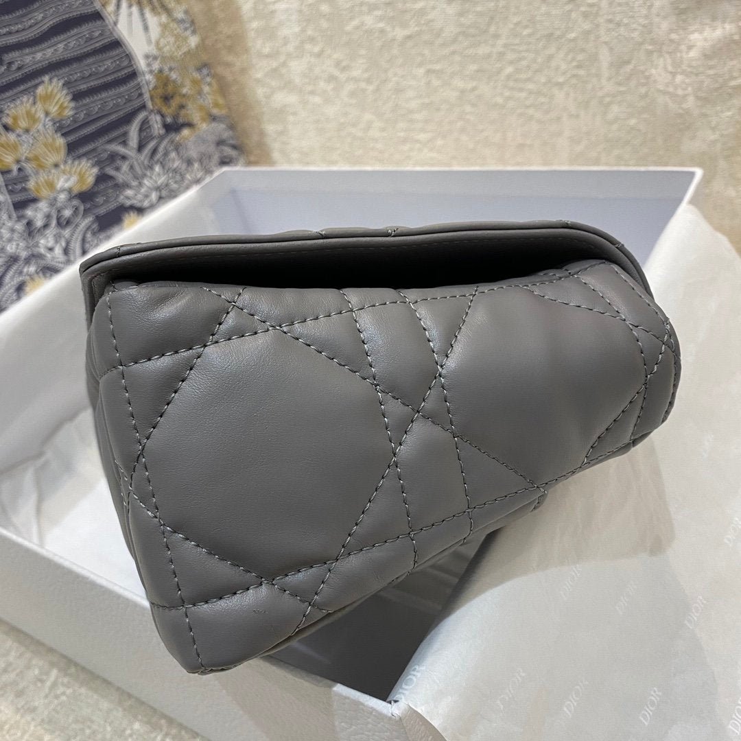 Christian Dior Medium Caro Bag 25cm Dark Grey - Image 6