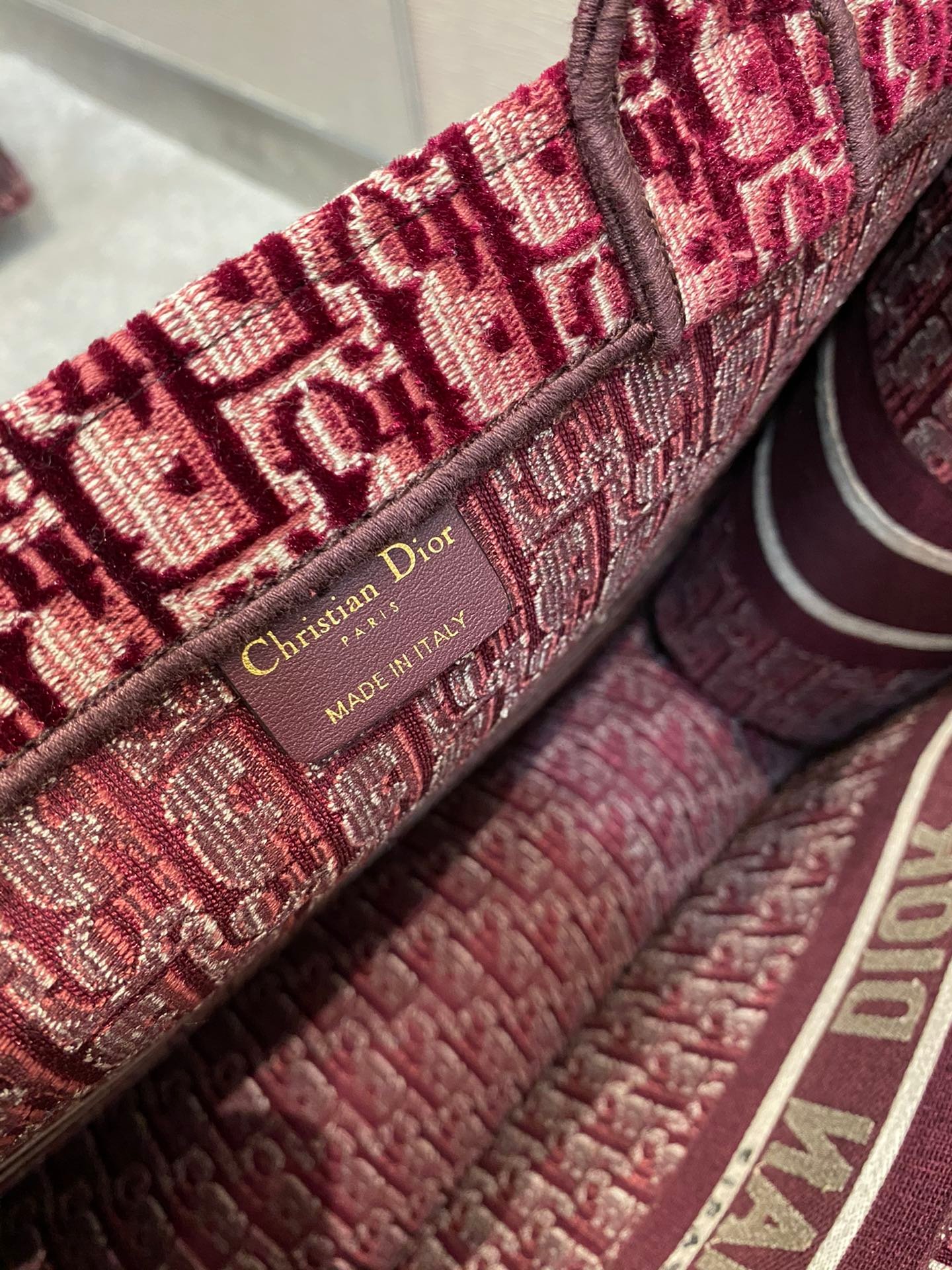 Christian Dior RedLarge Handle Bag 42cm - Image 2