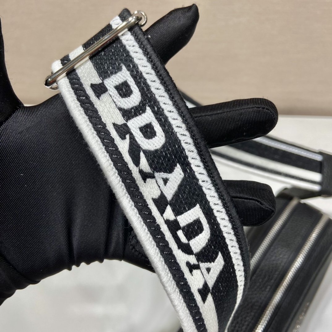 Prada Bag With Shoulder Strap Black For Women, Women's Bags 8.6in/22cm - Image 3