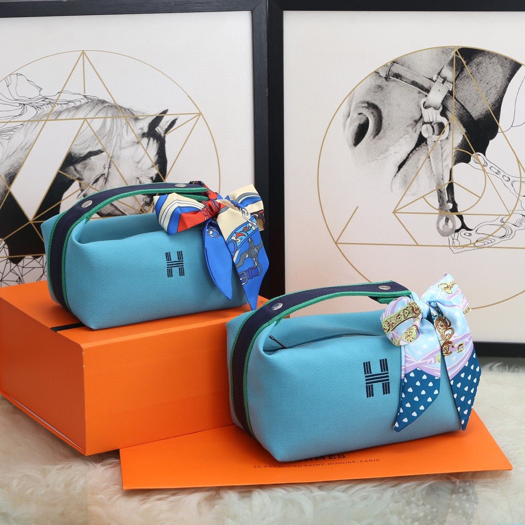 Hermes Bride A Brac Case Light Blue Bag For Women, Women’s Handbags, Shoulder Bags 9.8in/25cm - Image 2