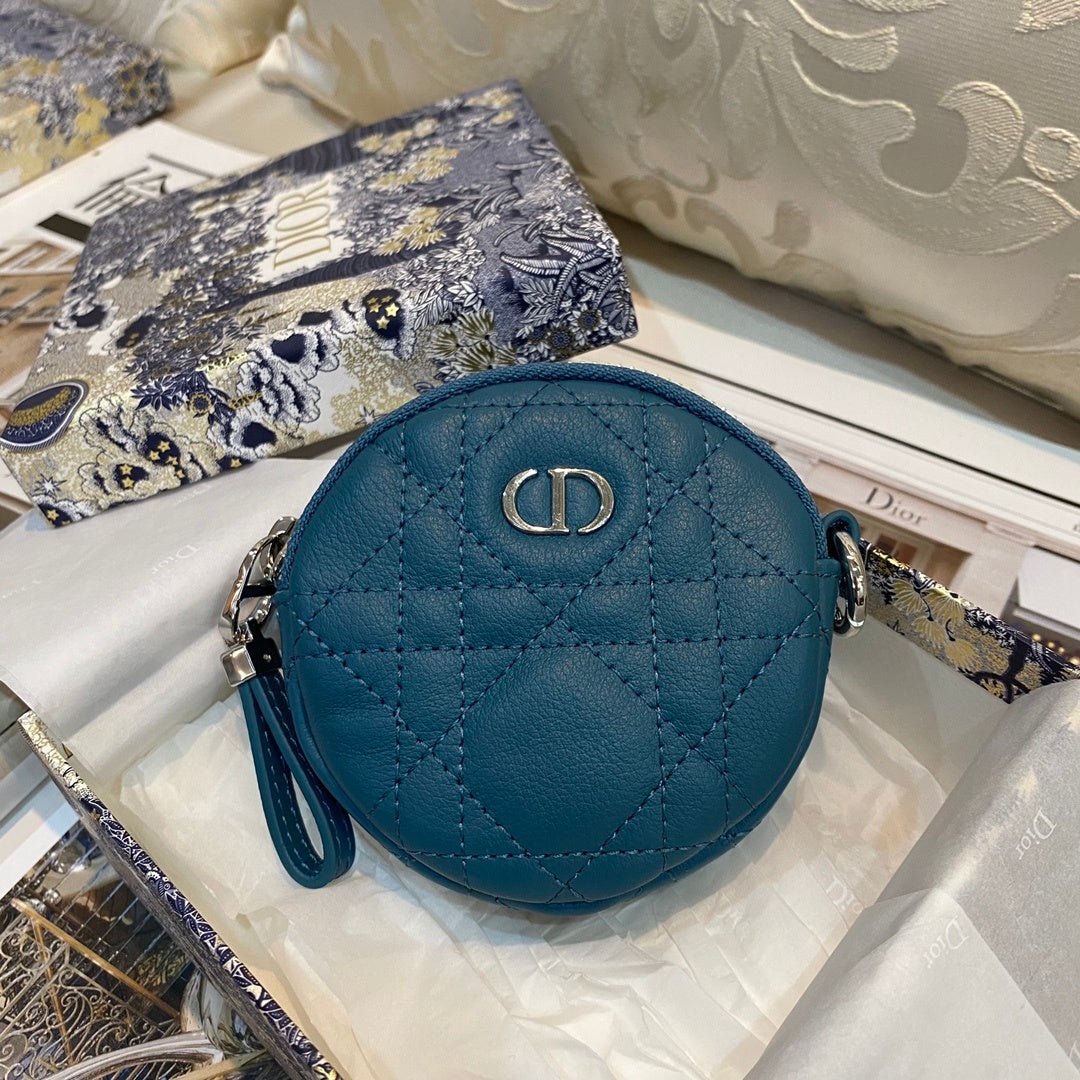 Christian Dior Blue Clutch 9cm - Image 9
