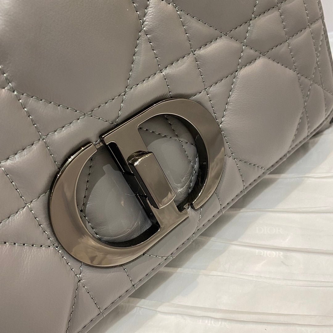 Christian Dior Medium Caro Bag 25cm Dark Grey - Image 8
