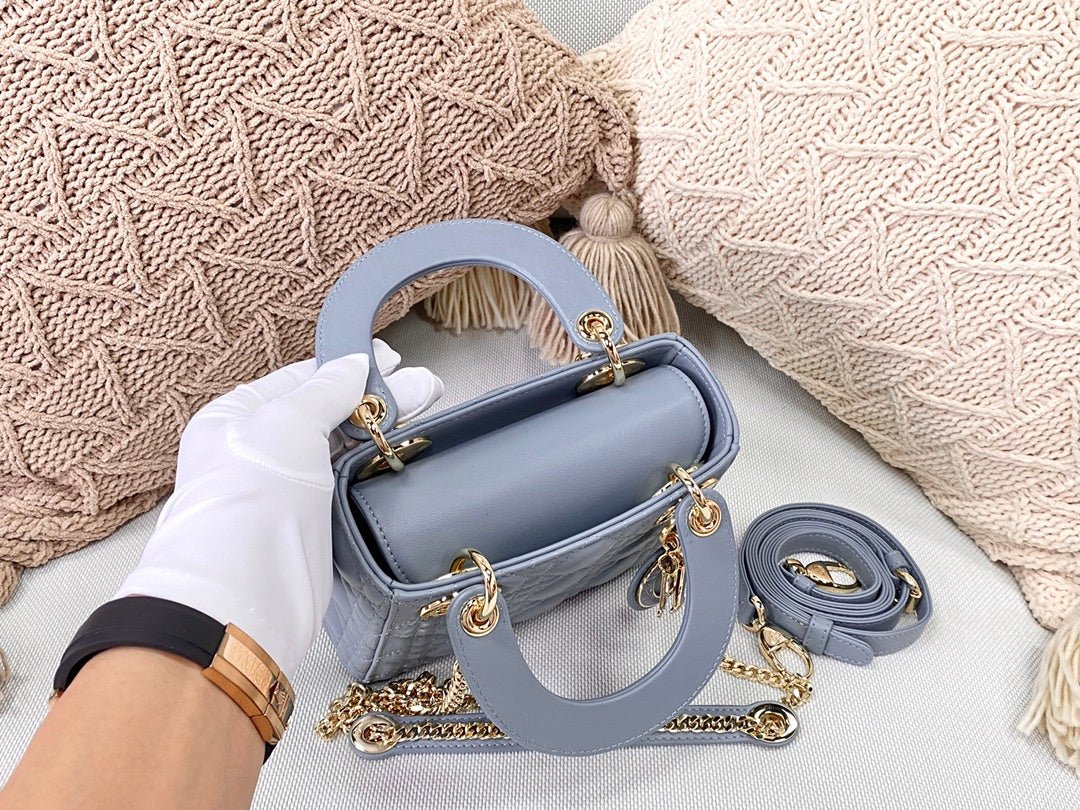 Christian Dior Blue Clutch 17cm - Image 8