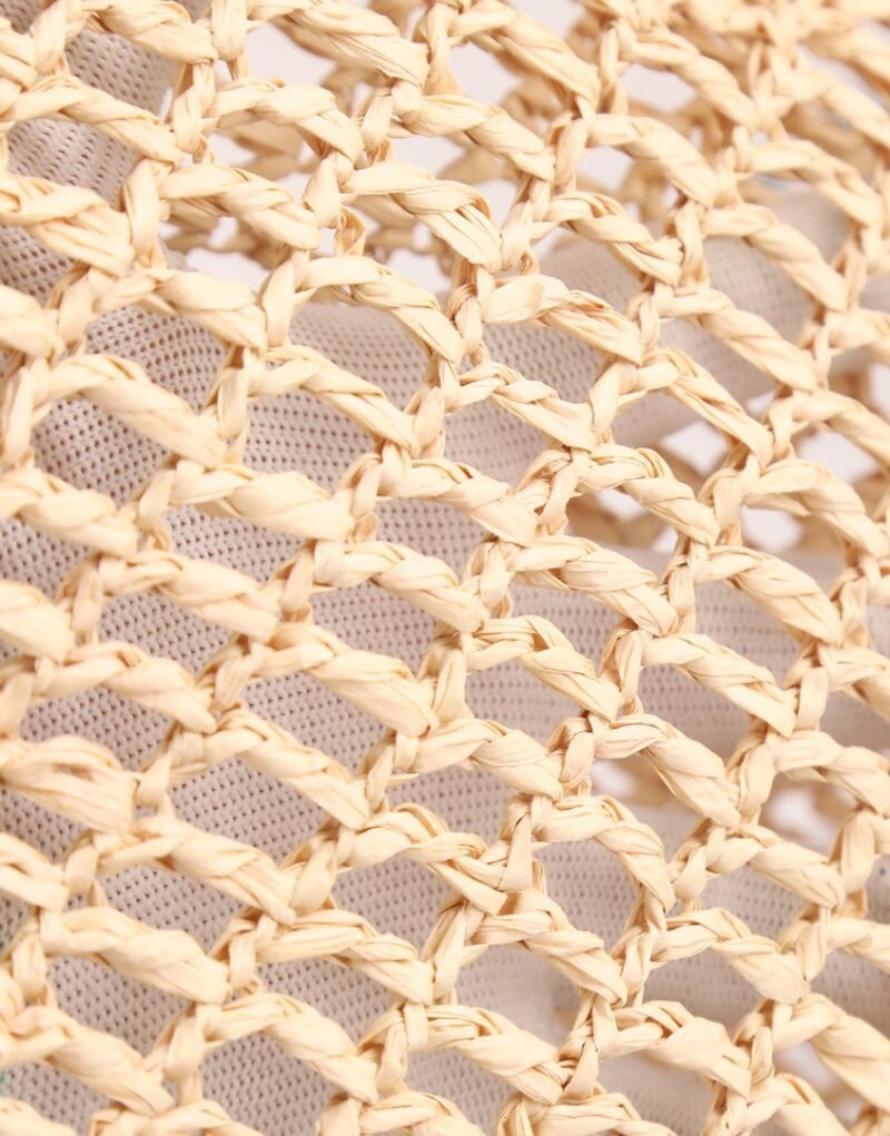 Prada Raffia Tote Bag Beige For Women 1BG424_2A2T_F0018_V_OOO - 20 Inches / 51 Cm - Image 2