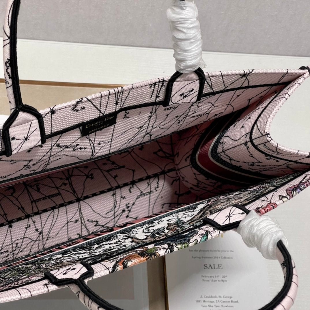 Christina Dior Book Tote Bag 41 cm Pink - Image 7