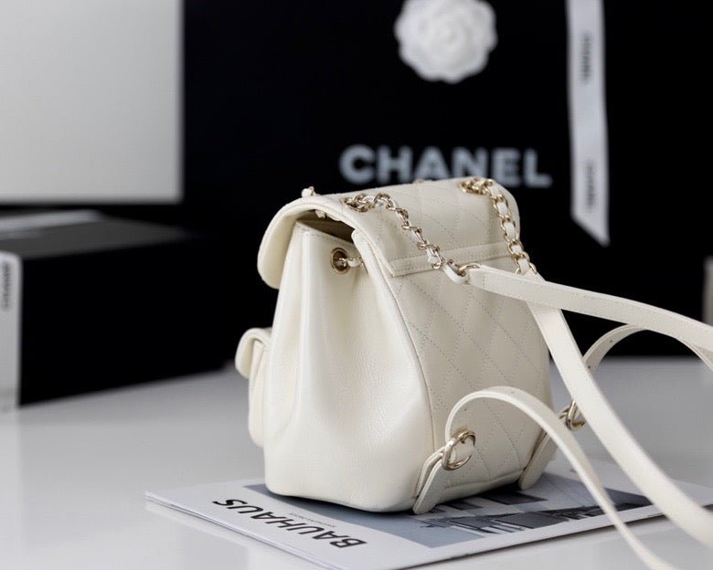 Chanel Backpack 18cm White - Image 2
