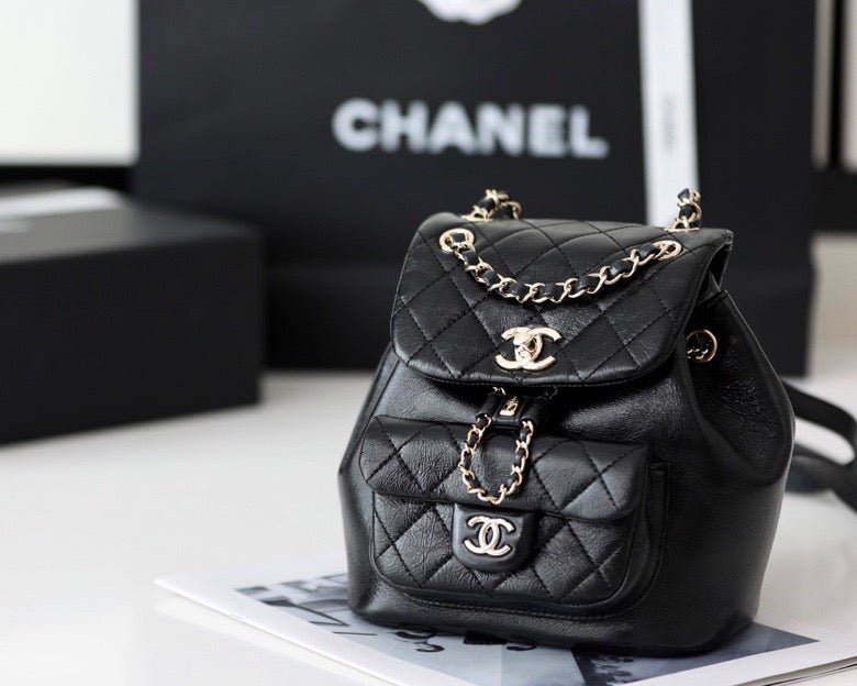 Chanel Backpack 18cm Black - Image 4