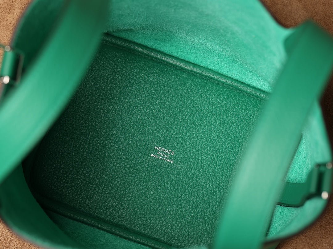 Hermes Picotin Lock 18 Green Bag For Women, Women’s Handbags 7.1in/18cm - Image 3