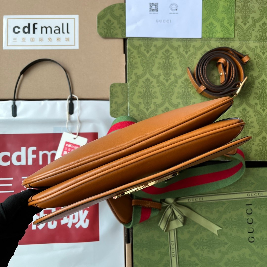 Gucci Blondie Mini Bag Brown For Women, Women's Bags 11.4in/29cm - Image 2