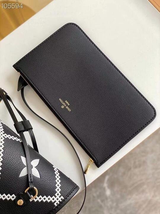 Louis Vuitton Neverfull MM M46040 31cm Black - Image 5