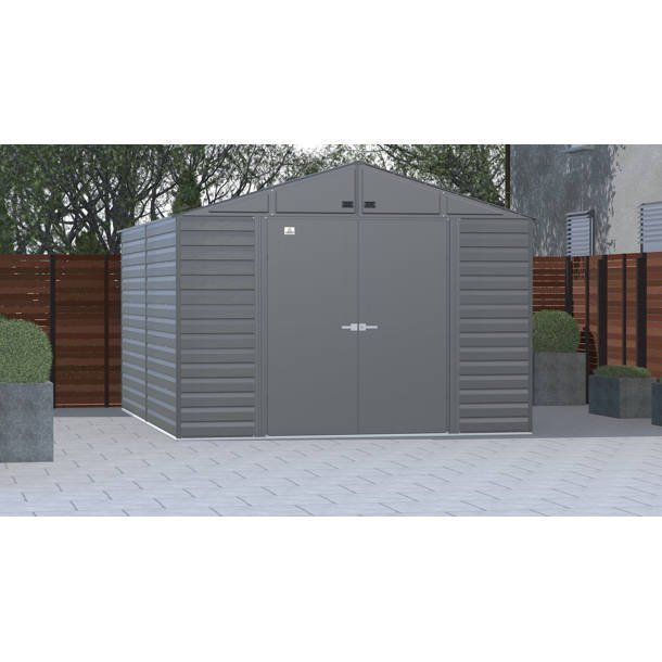 D Plastic Storage Shed 8 ft. W x 20 ft - Image 9