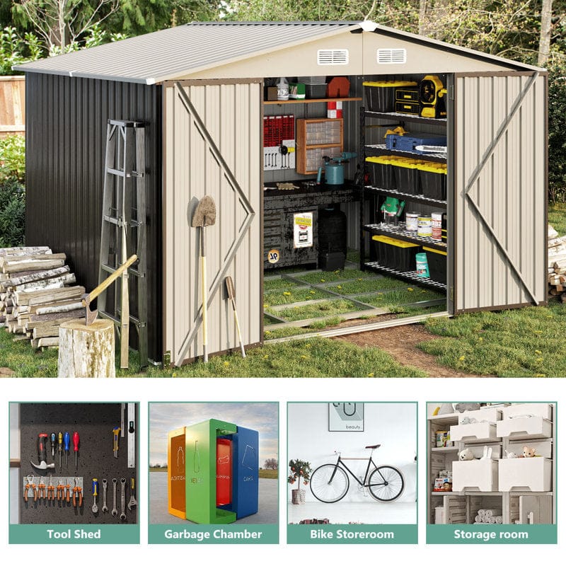 10 ft. W x 8 ft. D Storage Shed - Image 4