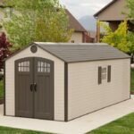 D Plastic Storage Shed 8 ft. W x 20 ft - Image 27