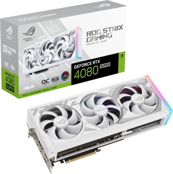 ASUS Open Box ROG Strix GeForce RTX 4080 SUPER White OC Edition HDMI 3 x DP 16GB GDDR6X - Image 2