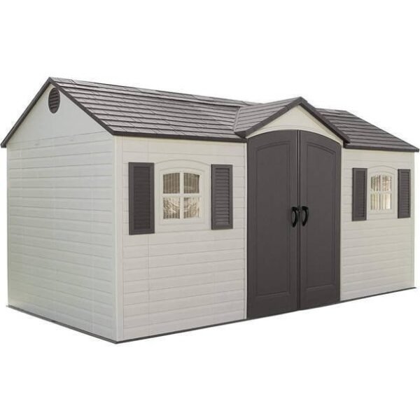 D Plastic Storage Shed 8 ft. W x 20 ft - Image 12