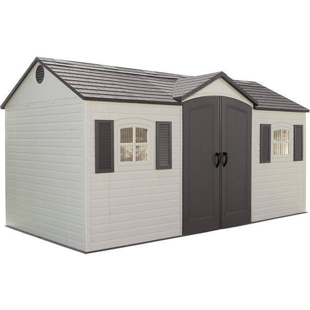 D Plastic Storage Shed 8 ft. W x 20 ft - Image 11