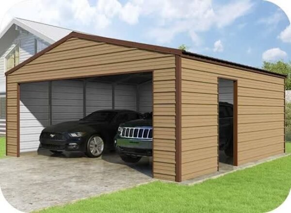 24x24x9 VersaTube Frontier Steel Garage Kit With Installation - Image 2