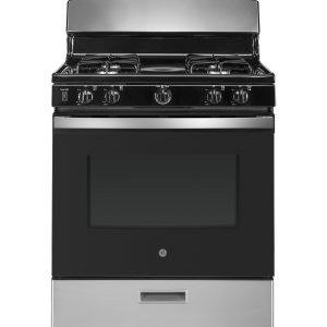GE 30″ Free-Standing Gas Range JGBS30RETSS