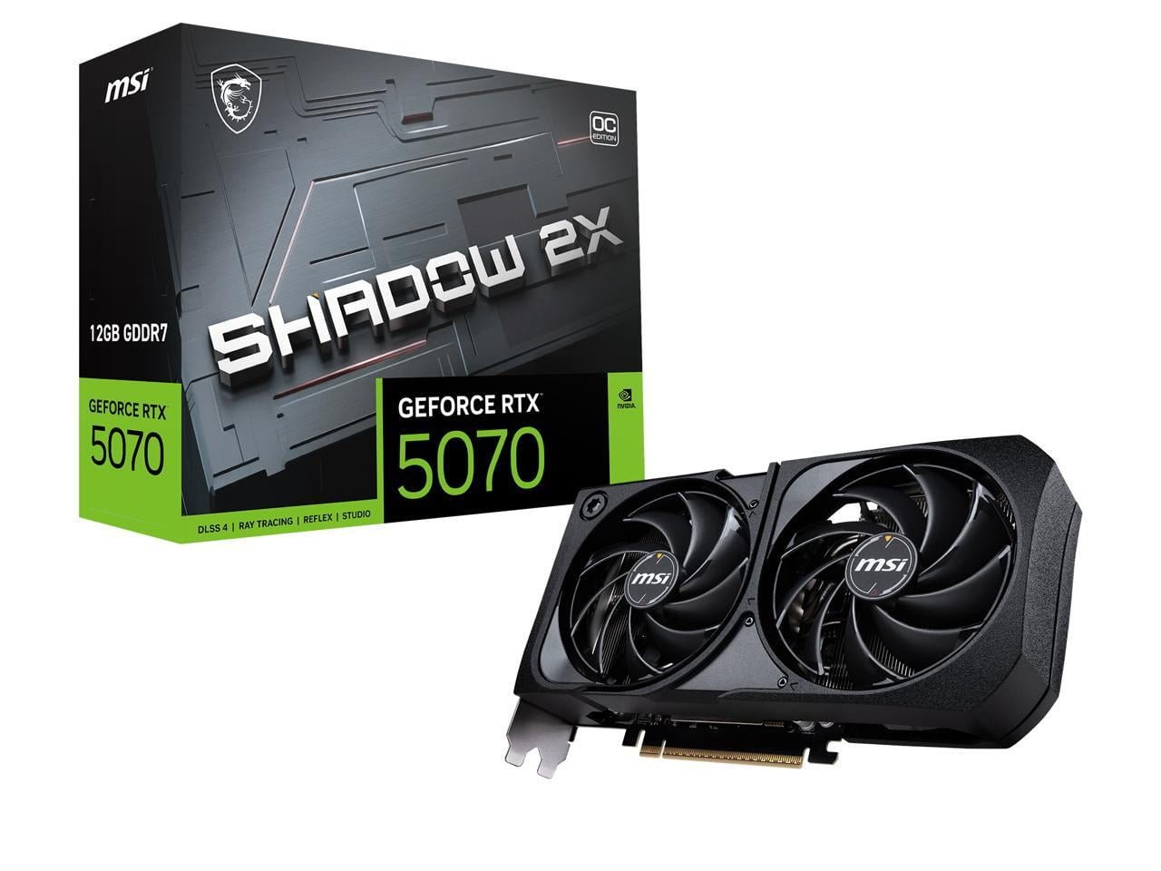 MSI GeForce RTX 5070 12G SHADOW 2X OC Graphics Card, 12GB GDDR7, DPx3, HDMIx1, DLSS 4 - Image 13