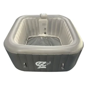 4-Seat Inflatable Pool Spa – Portable Hot Tub Spa with Light and Remote Control