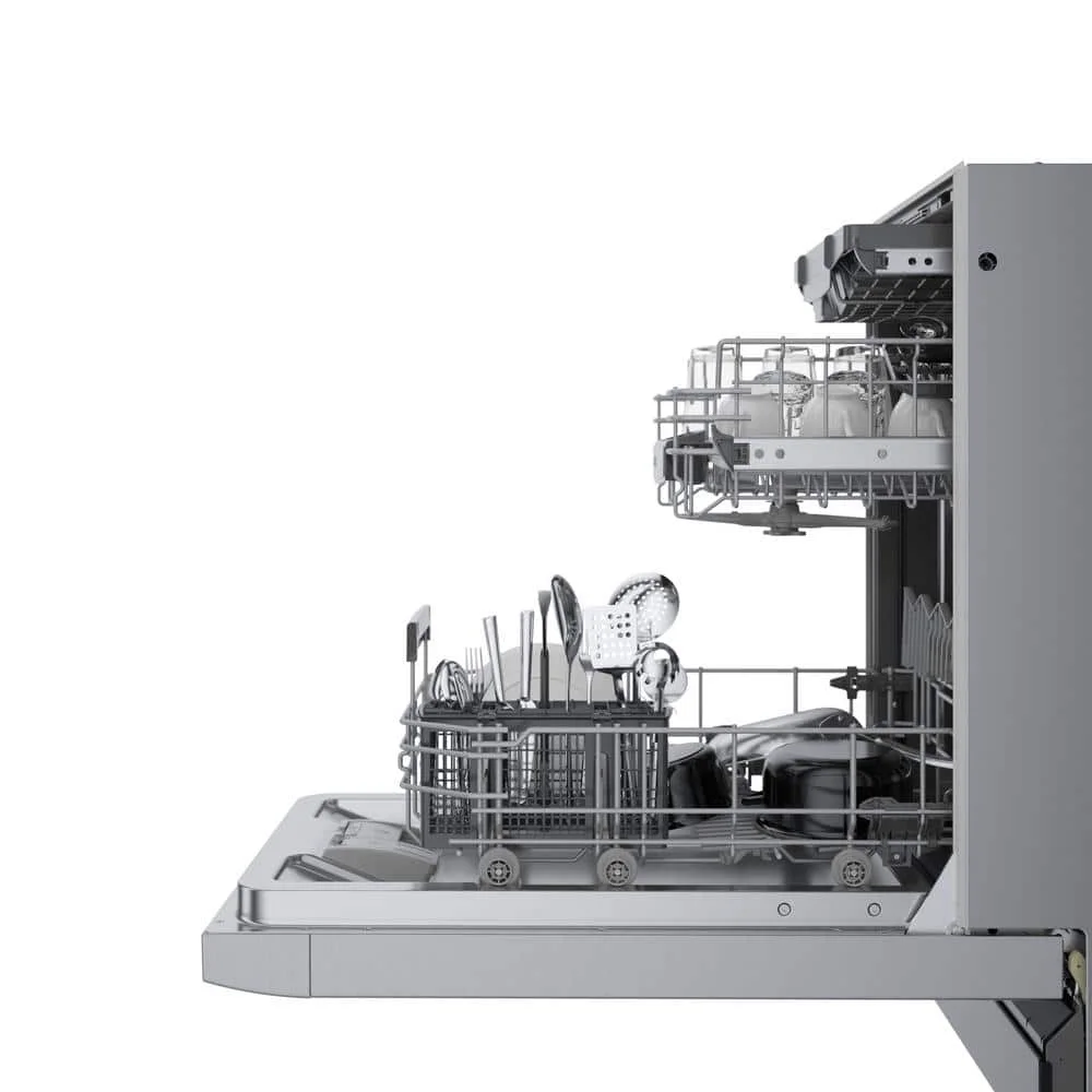 Bosch 800 Series 18 in. ADA Compact Front Control Dishwasher in Stainless Steel with Stainless Steel Tub and 3rd Rack, 44dBA - Image 6