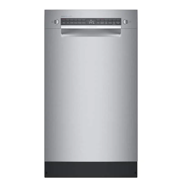 Bosch 800 Series 18 in. ADA Compact Front Control Dishwasher in Stainless Steel with Stainless Steel Tub and 3rd Rack, 44dBA